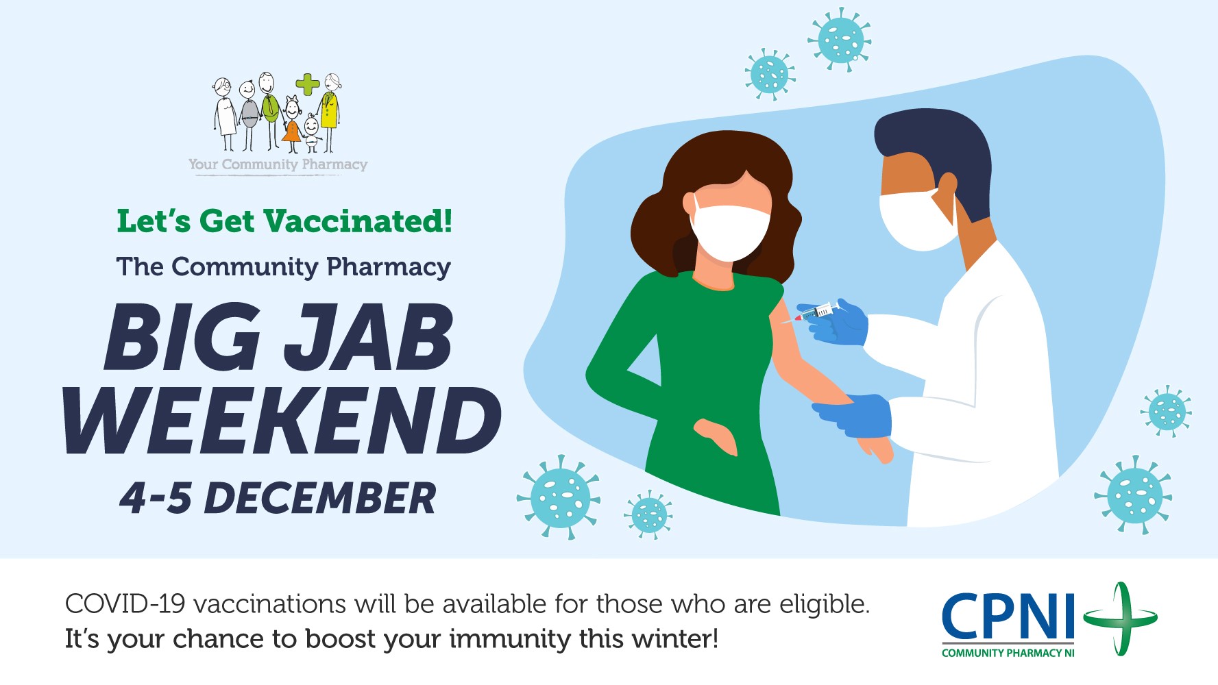 Community Pharmacy “Big Jab Weekend” drive to boost vaccination programme
