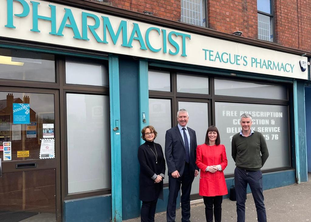 SDLP deputy leader speaks to local community pharmacists as election campaign trail continues